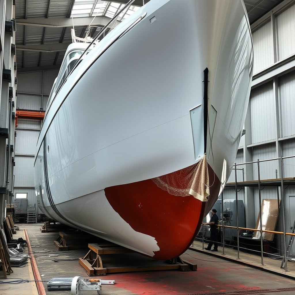 Restauración casco dry dock